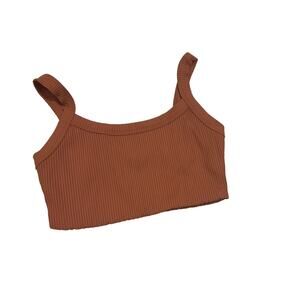 Years of Ours NWT Ribbed 2.0‎ Bralette- Terracotta Size XS MSRP $65